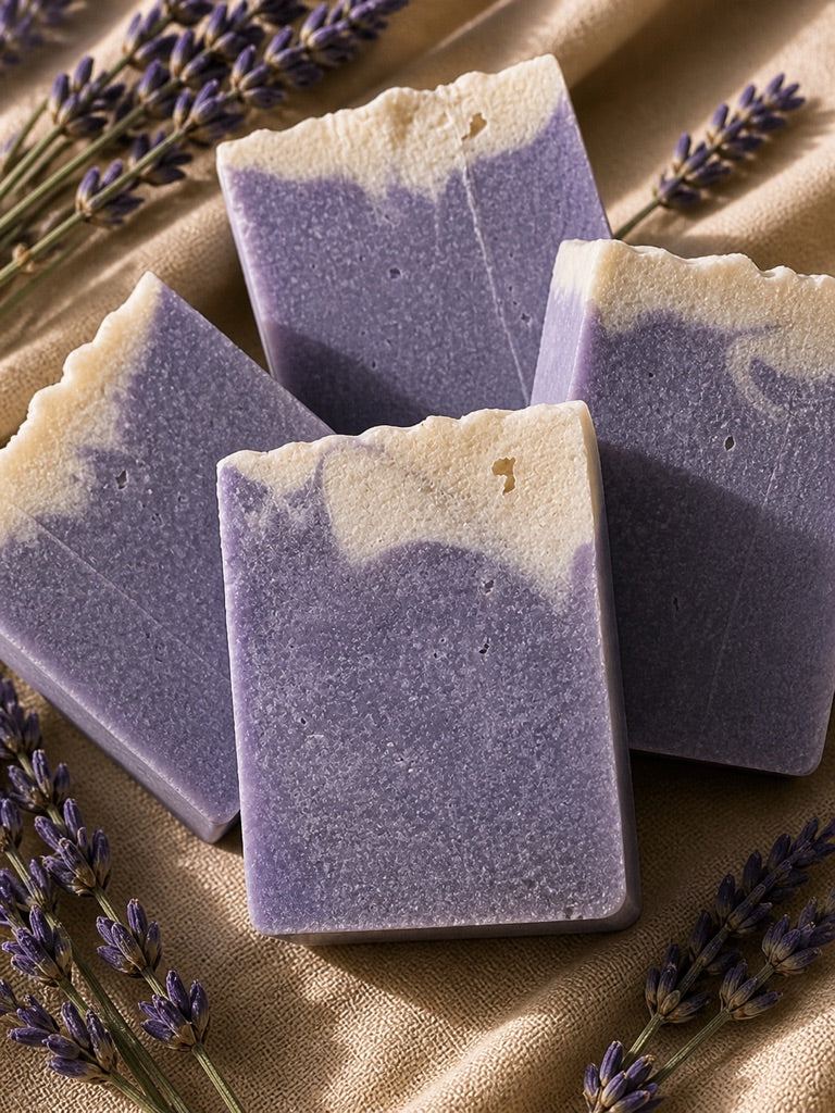 Lavender Cloud - Superfatted Lavender Vanilla Soap | Limited Studio Batch (4–5 oz)