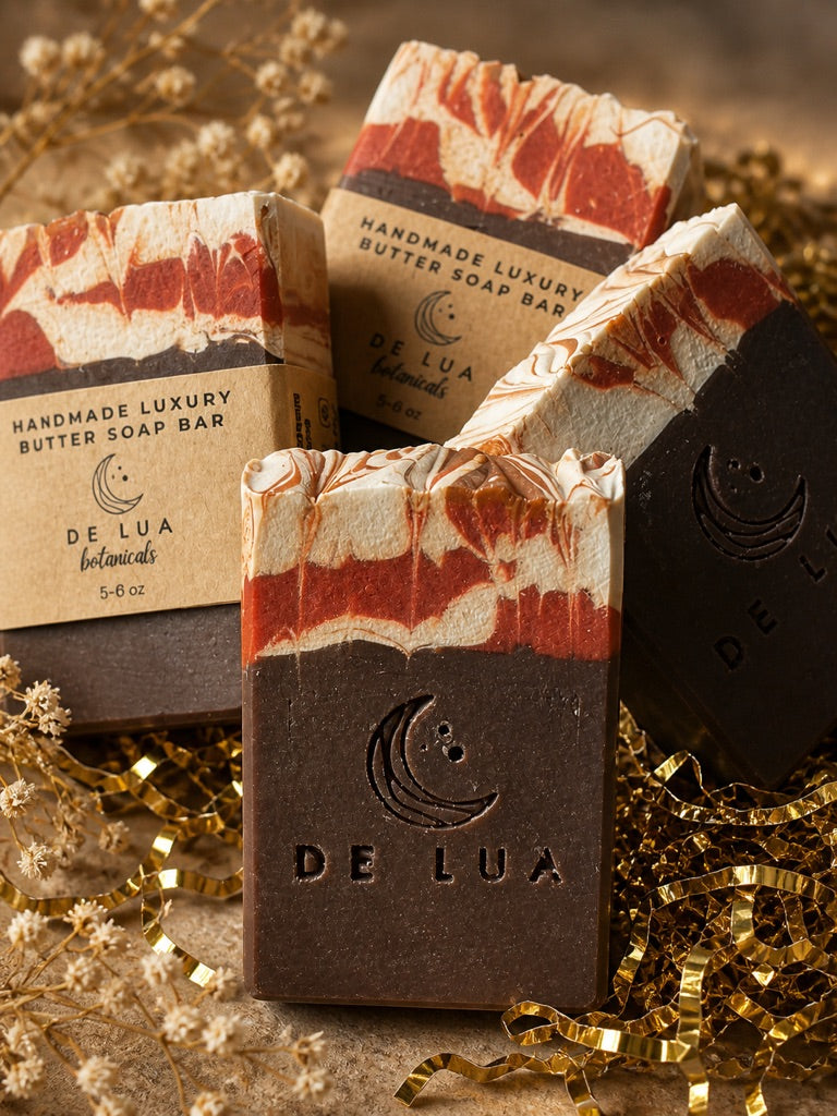 ALMOST GONE! Peppermint Cocoa Luxury Bar with Mango Butter & Shea | Creamy Artisan Cold Process Soap (4–5 oz)