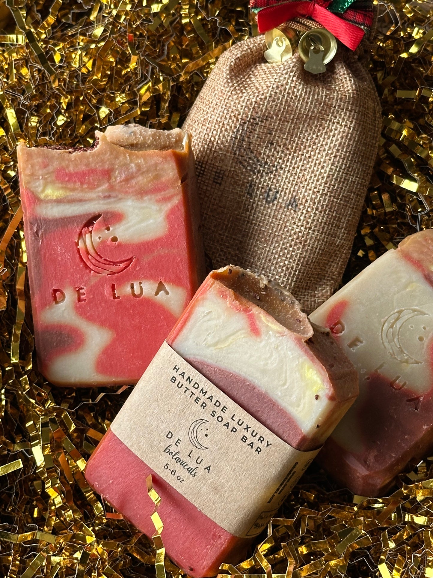 Cranberry and Spice Soap Bar - handmade, luxury, vegan butters, moisturing soap with premium fragrance, christmas gifts, sensitive skin