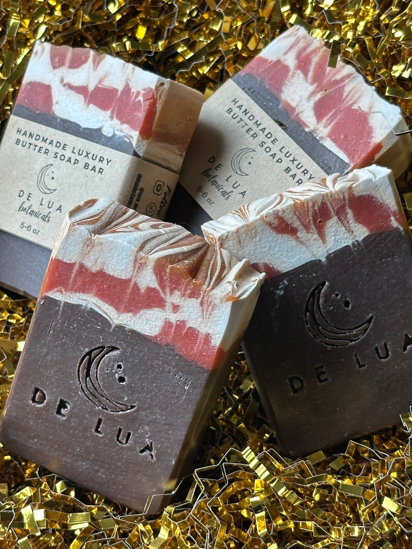 Santa’s Minty Mocha Soap Bar - handmade, luxury, vegan butters, moisturing soap with premium fragrance, christmas gifts, sensitive skin