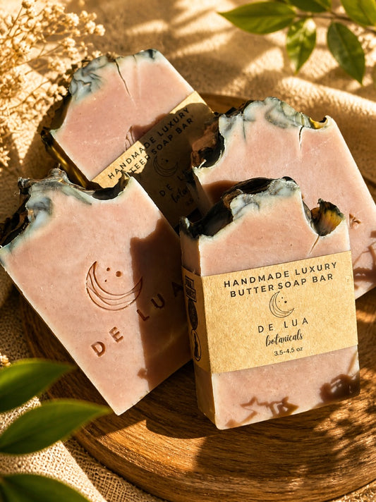 Velvet Glow Unscented Soap | Gentle Exfoliating and Brightening Cold Process Soap Luxury Sensitive Skin Bar with Shea Butter & Baobab | (4–5 oz)