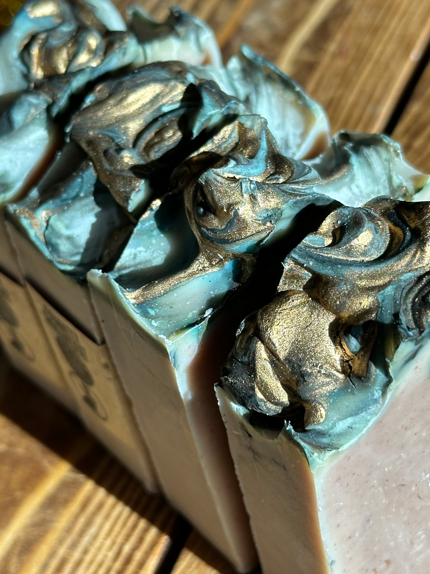 Velvet Glow - UNSCENTED lightly exfoliating brightening - Handmade Luxury Butter Soap Bar 4-4.5oz