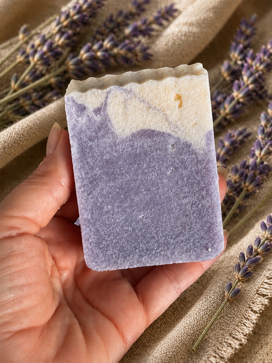 Lavender Cloud - Superfatted Lavender Vanilla Soap | Limited Studio Batch (4–5 oz)