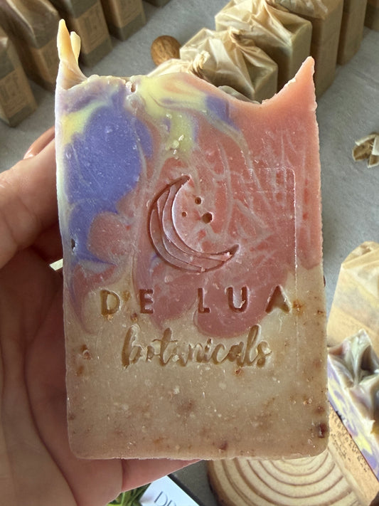 Driftwood Dusk Exfoliating Soap | Ocean Salt & Grapefruit Peel Powder